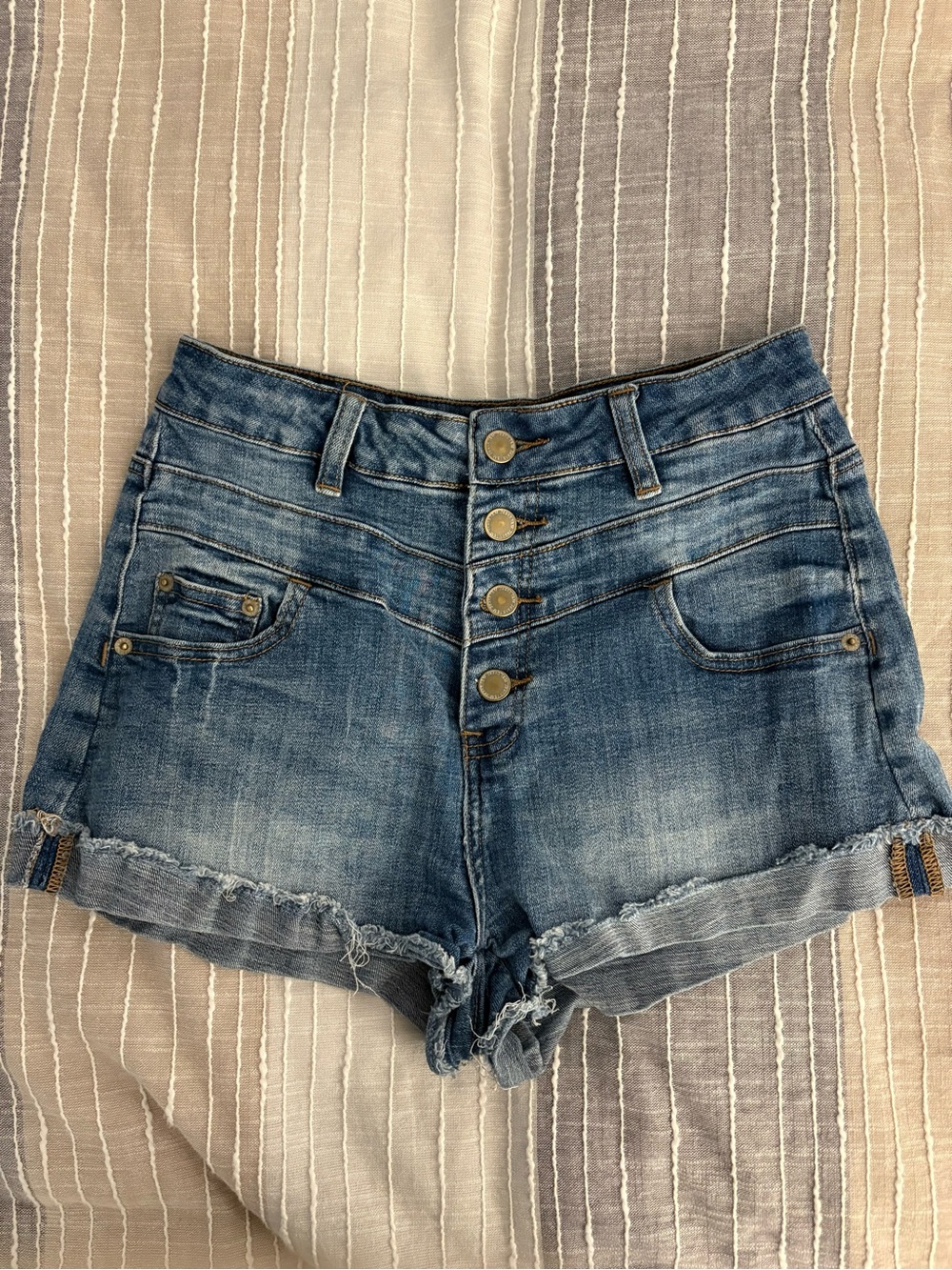 I & M Black Label Jean Shorts Sz M